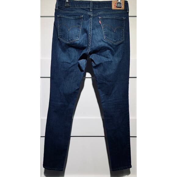 Levi’s 711 Women's Skinny Dark Straight Leg Jeans Size 29x28 - Picture 7 of 9
